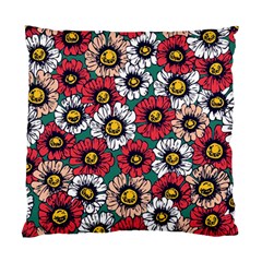 Daisy Colorfull Seamless Pattern Standard Cushion Case (two Sides) by Kizuneko