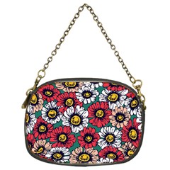 Daisy Colorfull Seamless Pattern Chain Purse (two Sides) by Kizuneko