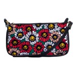 Daisy Colorfull Seamless Pattern Shoulder Clutch Bag Front