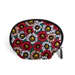 Daisy Colorfull Seamless Pattern Accessory Pouch (Small) Front