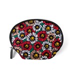 Daisy Colorfull Seamless Pattern Accessory Pouch (Small) Back