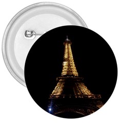 Tour Eiffel Paris Nuit 3  Buttons by kcreatif