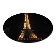 Tour Eiffel Paris Nuit Oval Magnet by kcreatif