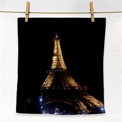 Tour Eiffel Paris Nuit Face Towel by kcreatif