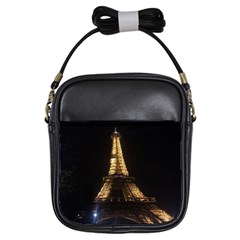 Tour Eiffel Paris Nuit Girls Sling Bag by kcreatif