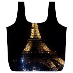 Tour Eiffel Paris Nuit Full Print Recycle Bag (xl) by kcreatif