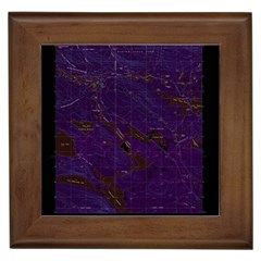 Maine Usgs Historical Map Abol Pond 104859 1988 24000 Inversion Restoration Framed Tile by WetdryvacsLair