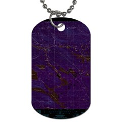 Maine Usgs Historical Map Abol Pond 104859 1988 24000 Inversion Restoration Dog Tag (two Sides) by WetdryvacsLair