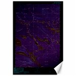 Maine Usgs Historical Map Abol Pond 104859 1988 24000 Inversion Restoration Canvas 12  x 18  11.88 x17.36  Canvas - 1