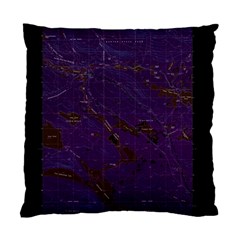 Maine Usgs Historical Map Abol Pond 104859 1988 24000 Inversion Restoration Standard Cushion Case (one Side) by WetdryvacsLair