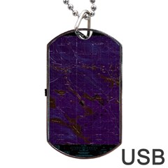 Maine Usgs Historical Map Abol Pond 104859 1988 24000 Inversion Restoration Dog Tag Usb Flash (one Side) by WetdryvacsLair