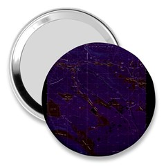 Maine Usgs Historical Map Abol Pond 104859 1988 24000 Inversion Restoration 3  Handbag Mirrors by WetdryvacsLair