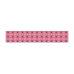 Circles On Pink Flano Scarf (mini) by JustToWear