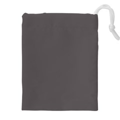 Carbon Grey Drawstring Pouch (4xl) by FabChoice