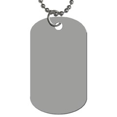 Drizzle Grey Dog Tag (one Side) by FabChoice