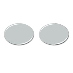 Glacier Grey Cufflinks (oval) by FabChoice