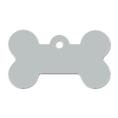 Glacier Grey Dog Tag Bone (one Side) by FabChoice