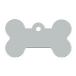 Glacier Grey Dog Tag Bone (Two Sides) Front