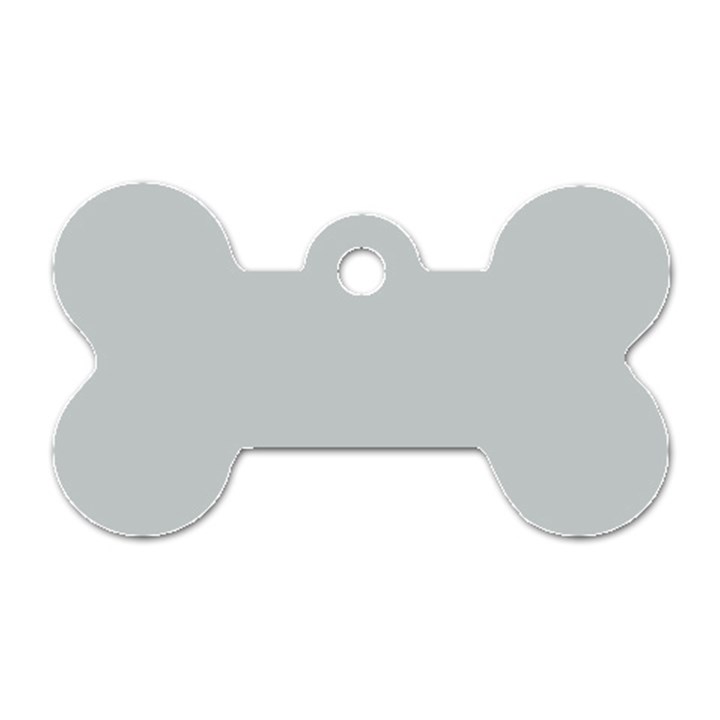 Glacier Grey Dog Tag Bone (Two Sides)