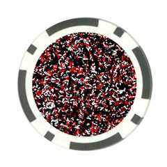 Patterntachesrougeblancnoir75 Poker Chip Card Guard