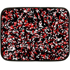 Patterntachesrougeblancnoir75 Double Sided Fleece Blanket (mini) 