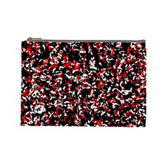 Patterntachesrougeblancnoir75 Cosmetic Bag (large)