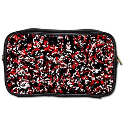 Patterntachesrougeblancnoir75 Toiletries Bag (two Sides)