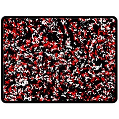 Patterntachesrougeblancnoir75 Fleece Blanket (large) 