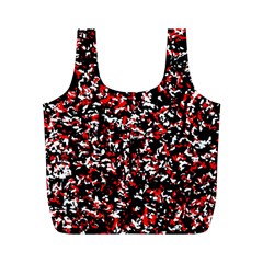 Patterntachesrougeblancnoir75 Full Print Recycle Bag (m)