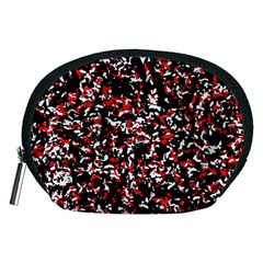 Patterntachesrougeblancnoir75 Accessory Pouch (medium) by kcreatif