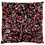 Patterntachesrougeblancnoir75 Large Flano Cushion Case (Two Sides) Front