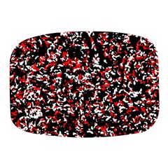 Patterntachesrougeblancnoir75 Mini Square Pill Box