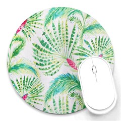  Palm Trees By Traci K Round Mousepads by tracikcollection