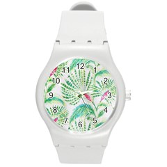  Palm Trees By Traci K Round Plastic Sport Watch (m) by tracikcollection