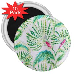  Palm Trees By Traci K 3  Magnets (10 Pack)  by tracikcollection