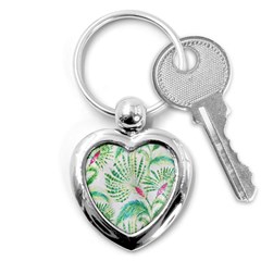  Palm Trees By Traci K Key Chain (heart) by tracikcollection