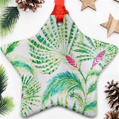  Palm Trees By Traci K Star Ornament (two Sides) by tracikcollection