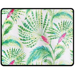  Palm Trees By Traci K Fleece Blanket (medium)  by tracikcollection