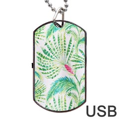  Palm Trees By Traci K Dog Tag Usb Flash (one Side) by tracikcollection