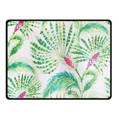  Palm Trees By Traci K Double Sided Fleece Blanket (small)  by tracikcollection