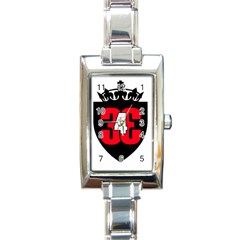 343 Logo Rectangle Italian Charm Watch by 343Initiative