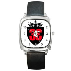 343 Logo Square Metal Watch