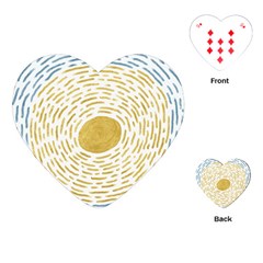 Sunshine Painting Playing Cards Single Design (heart) by goljakoff