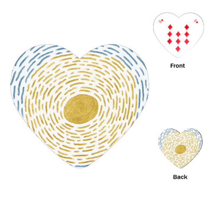 Sunshine painting Playing Cards Single Design (Heart)