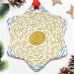 Sunshine painting Snowflake Ornament (Two Sides) Front