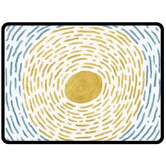 Sunshine Painting Double Sided Fleece Blanket (large)  by goljakoff