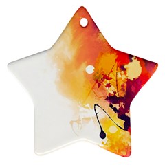 Autumn Paint Ornament (star) by goljakoff