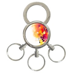 Autumn Paint 3-ring Key Chain by goljakoff