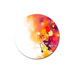 Autumn Paint Magnet 3  (round) by goljakoff