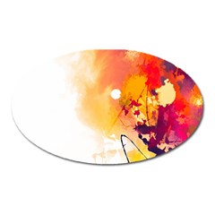 Autumn Paint Oval Magnet by goljakoff